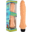 Valósághű kinézetű eres vibrátor Vinyl P-Shape Vibrator 22 cm