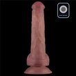 Realisztikus hajlítható vibrátor 9'' vibrating dual density power cock