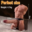 Applikációs férfi torzó szexgép lökő vibrátorral Ely Masturbator