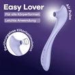 Léghullámos csiklóizgató Easy lover - violet