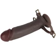 Felköthető dildó Ingen 9 enhanced set xs/s/m fekete 22 cm