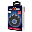 Péniszgyűrű szilikon Crazy bull habert super soft silicone ring