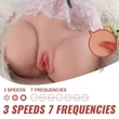 Vibrátoros vagina és ánusz Lore masturbator