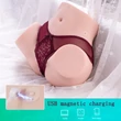 Távirányítós vibrációs vagina és ánusz maszturbátor Marisa Masturbator