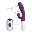 Csiklóizgatós g-pont vibrátor Pretty love Alvis Purple