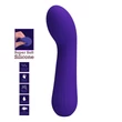 G-pont vibrátor és csiklóizgató Pretty Love Faun Purple II