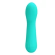 G-pont vibrátor és csiklóizgató Pretty Love Faun Green