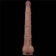 Realisztikus hajlítható dildó 16'' dual layered bendable silicone cock xxl(flesh)