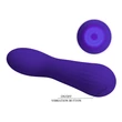 G-pont vibrátor és csiklóizgató Pretty Love Faun Purple II
