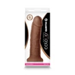 Dildó tapadókoronggal 21 cm Colours dual density 7 girth barna