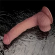 Realisztikus hajlítható vibrátor 9'' vibrating dual density power cock