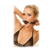 Golyós szájpöcök Breathable ball gag black