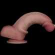 Letapasztható, csúszóbőrös dildó 8'' sliding skin pro ii dual layer silicone dong