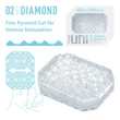 Tenga Uni Diamond uniszex maszturbátor