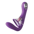 G-pont vibrátor nyelves csiklóizgató pumpával - Her ultimate pleasure pro purple