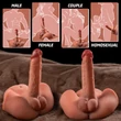 Uniszex, realisztikus lökő vibrátor ánusz nyílással Zoe Masturbator