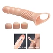 Állítható méretű péniszhosszabbító heregyűrűvel 21 cm Pretty Love Penis Sleeve II