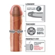 Péniszhosszabbító, vastagító Mega 2" extension  light