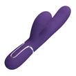 Csiklóizgatós vibrátor tapogató és lüktető funkcióval sötét lila - Pretty Love Perlita twinkled tenderness blue