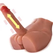 Férfi torzó maszturbátor vibrátoros Peel ass masturbator and dildo thrusting
