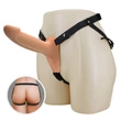 Felcsatolható, üreges, realisztikus dildó Pretty Love Landon Harness Briefs Flesh 16,7 cm