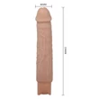 Realisztikus vibrátor Pretty Love Rufus Flesh 23 cm