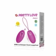 Tölthetős és távirányítós vibrációs tojás Pretty Love Joyce
