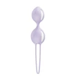 Hüvelygolyó szilikon lila Smartballs duo - purple