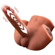 Uniszex, realisztikus lökő vibrátor ánusz nyílással Zoe Masturbator