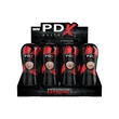 Bemutató készlet Pipedream extreme elite vibrating stroker display - 12 pcs light/black