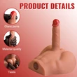 Férfi torzó maszturbátor vibrátoros Peel ass masturbator and dildo thrusting