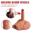 Férfi torzó maszturbátor vibrátoros Peel ass masturbator and dildo thrusting