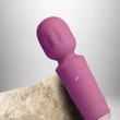 Mini vibrátor Rechargeable mini wand - peony pink