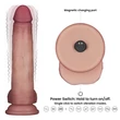 Vibráló csúszóbőrű Pro II szilikon pénisz 21,5 cm