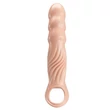 Állítható méretű péniszhosszabbító heregyűrűvel 21 cm Pretty Love Penis Sleeve II