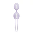 Hüvelygolyó szilikon lila Smartballs duo - purple