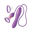 Nyelves, vákuumos csiklóizgató vibrátor 3 az 1-ben - Her ultimate pleasure max purple