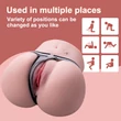 Szuperrealisztikus vibrátoros vagina és ánusz Roberta masturbator
