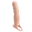 Állítható méretű péniszhosszabbító heregyűrűvel 21 cm Pretty Love Penis Sleeve II