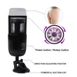 Forgó és vibráló maszturbátor Luis Rotating Masturbation Cup