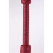 Fonott bőr korbács Kid handle leather braided tails rózsaszínű