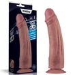 Realisztikus hajlítható  vibrátor 10.5'' vibrating dual density power cock
