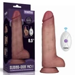 Vibráló csúszóbőrű Pro II szilikon pénisz 21,5 cm