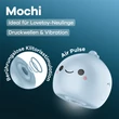 Csiklóstimulátor szívófunkcióval  Mochi - frost blue