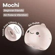 Csiklóstimulátor szívófunkcióval Mochi - beige
