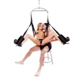 Spinning fantasy swing  black