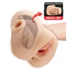 Maszturbátor realisztikus Double pounder vibrating squeeze stroker