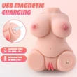 Tölthető, vibrációs, duci vagina maszturbátor Ejleen Pussy Masturbator