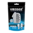 Vibrátoros maszturbátor tojás VIBEGGS - Candy Curves - Vibrating Masturbation Sleeve - White