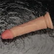 Realisztikus, letapasztható, tölthető, vízálló vibrátor 18 cm - '' Vibrating Power Basics Cock
